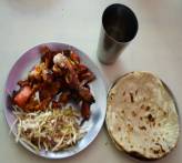garhwal tandori chicken and roti famous dish,india uttaranchal tours,india uttaranchal himalaya,uttaranchal tours
